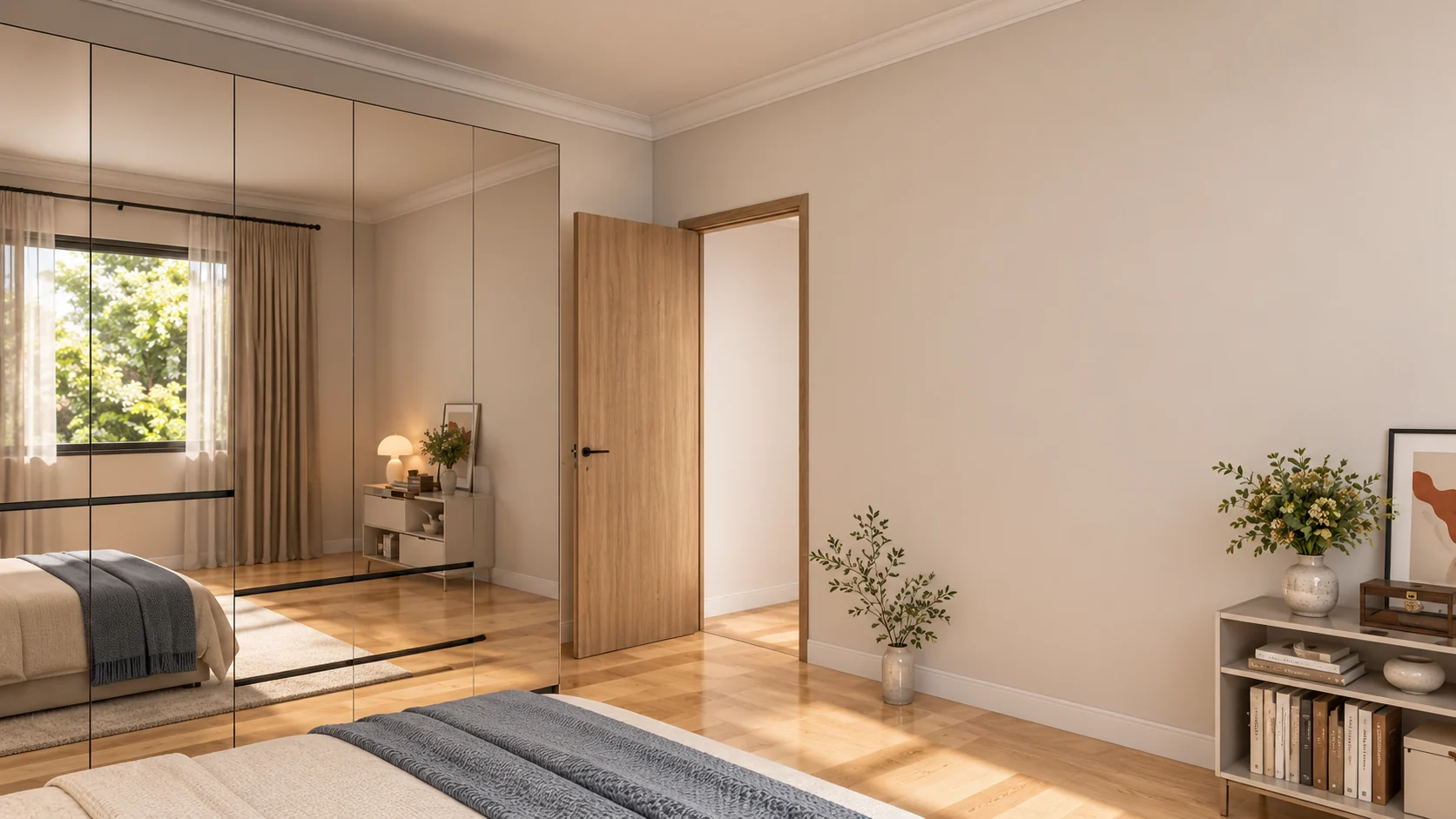 Apartamento 48 m² — Quarto 1