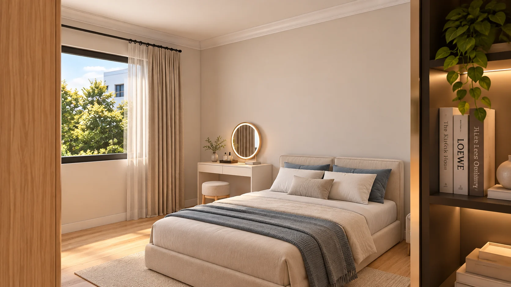 Apartamento 48 m² — Quarto 1