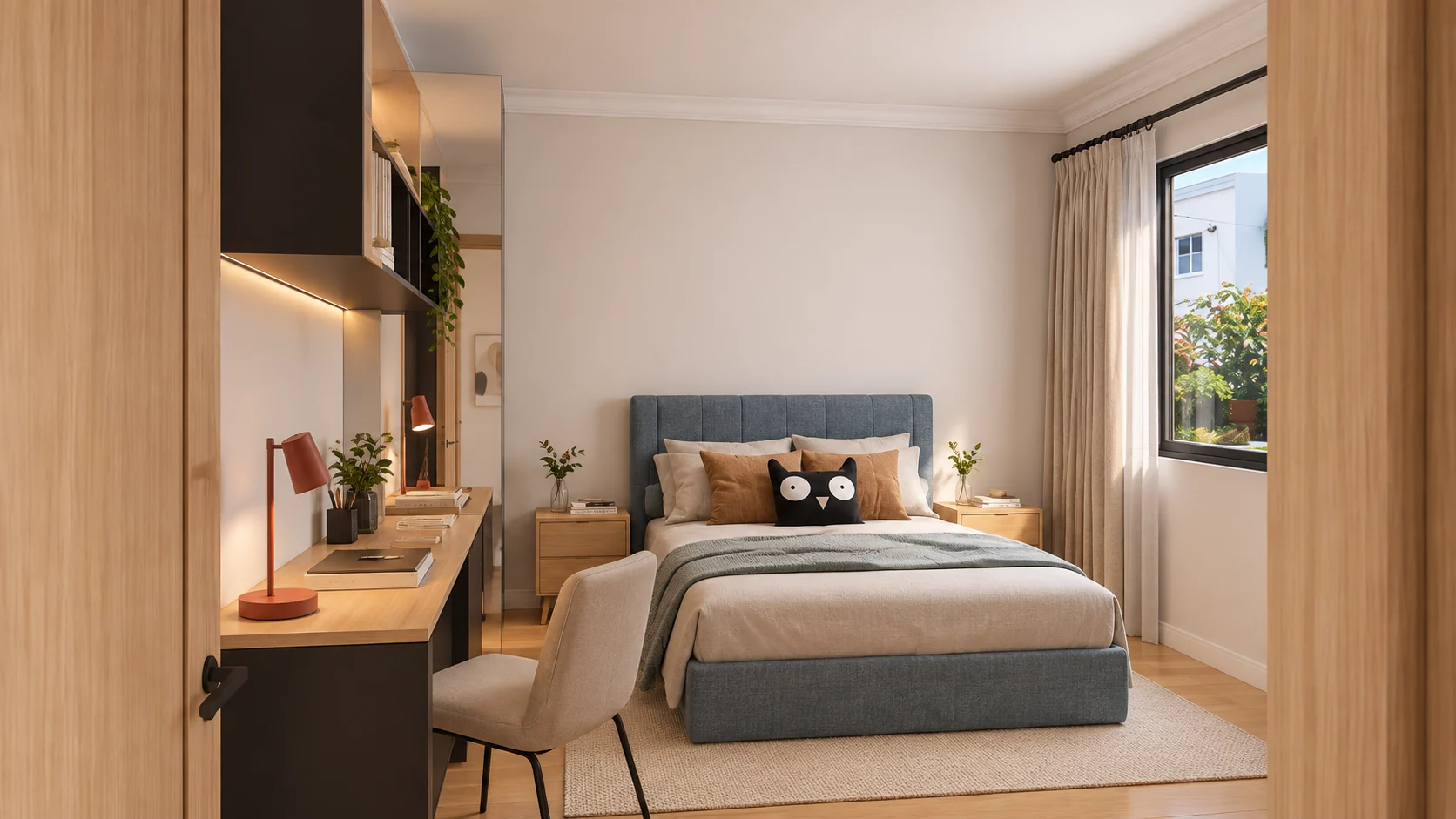 Apartamento 48 m² — Quarto 2