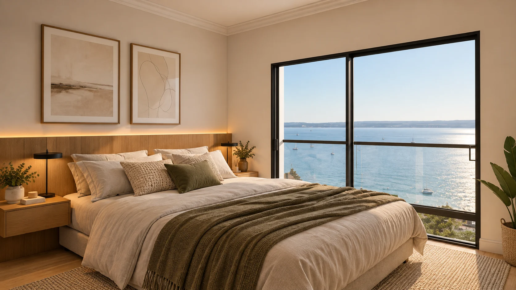 Apartamento 86 m² — Quarto com Varanda
