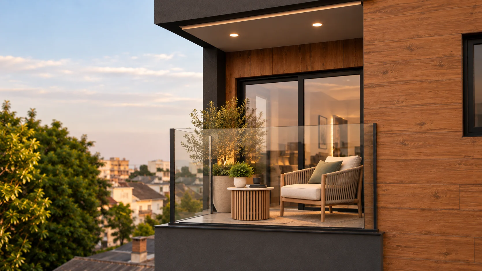 Apartamento 48 m² — Varanda